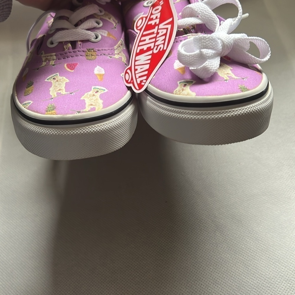 NEW!!! Vans Pool Vibes Ankle Canvas Shoe Sneaker Violet Women’s Size 7 Men’s 5.5 - Picture 8 of 11